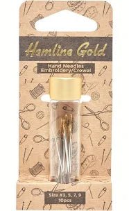Hemline Gold 5 Broderinåle - Samværk