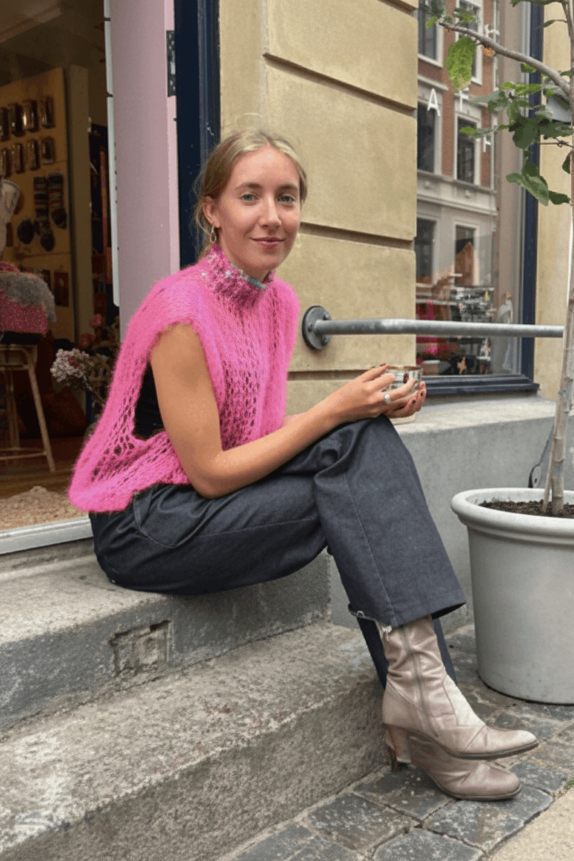 Samværks Festvest – strikkekit