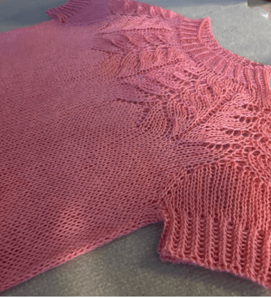 Strikkeopskrift - Jackie Pullover, Model A - Samværk