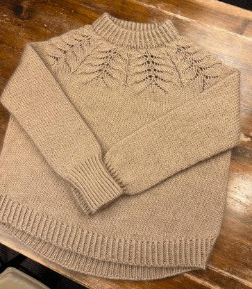 Strikkeopskrift - Jackie Pullover, Model C - Samværk