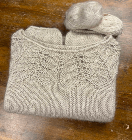 Strikkeopskrift - Jackie Pullover, Model D - Samværk