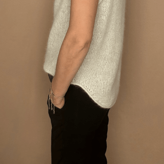 Strikkeopskrift - Jackie Pullover, Model E - Samværk